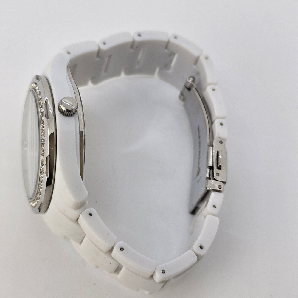 Relic Watch Women 38MM White Dial‎ Day Date White Band 6" Wrist New Battery - Picture 10 of 12